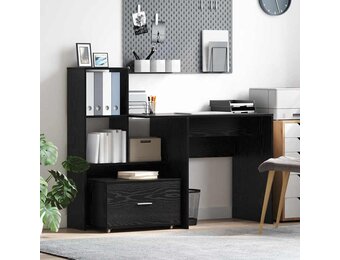 VidaXL Ladenkast Zwart - 55% Korting! Bewerkt Hout