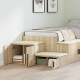 vidaXL Opbergkast Sonoma Eiken - 40% Korting!