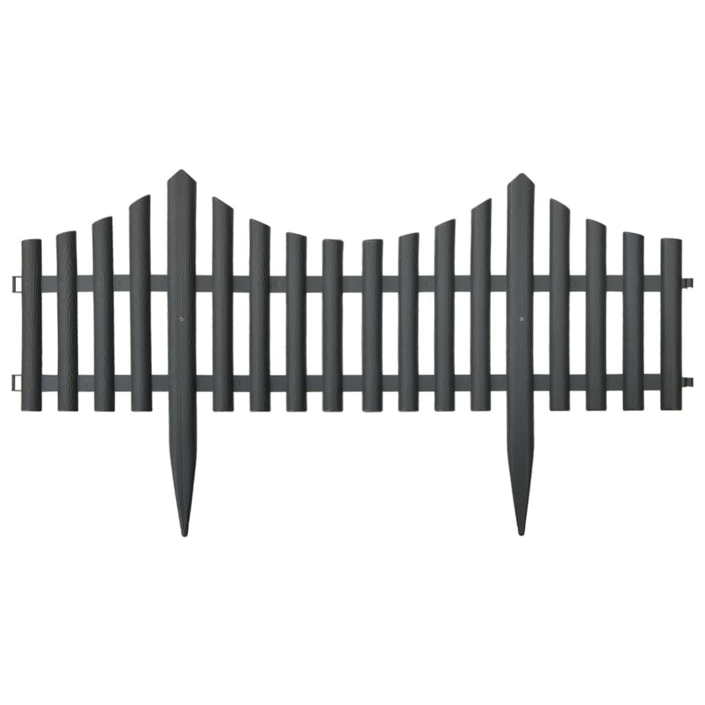 vidaXL Gazonranden Antraciet - 17 stuks (10m) - 60% Korting!