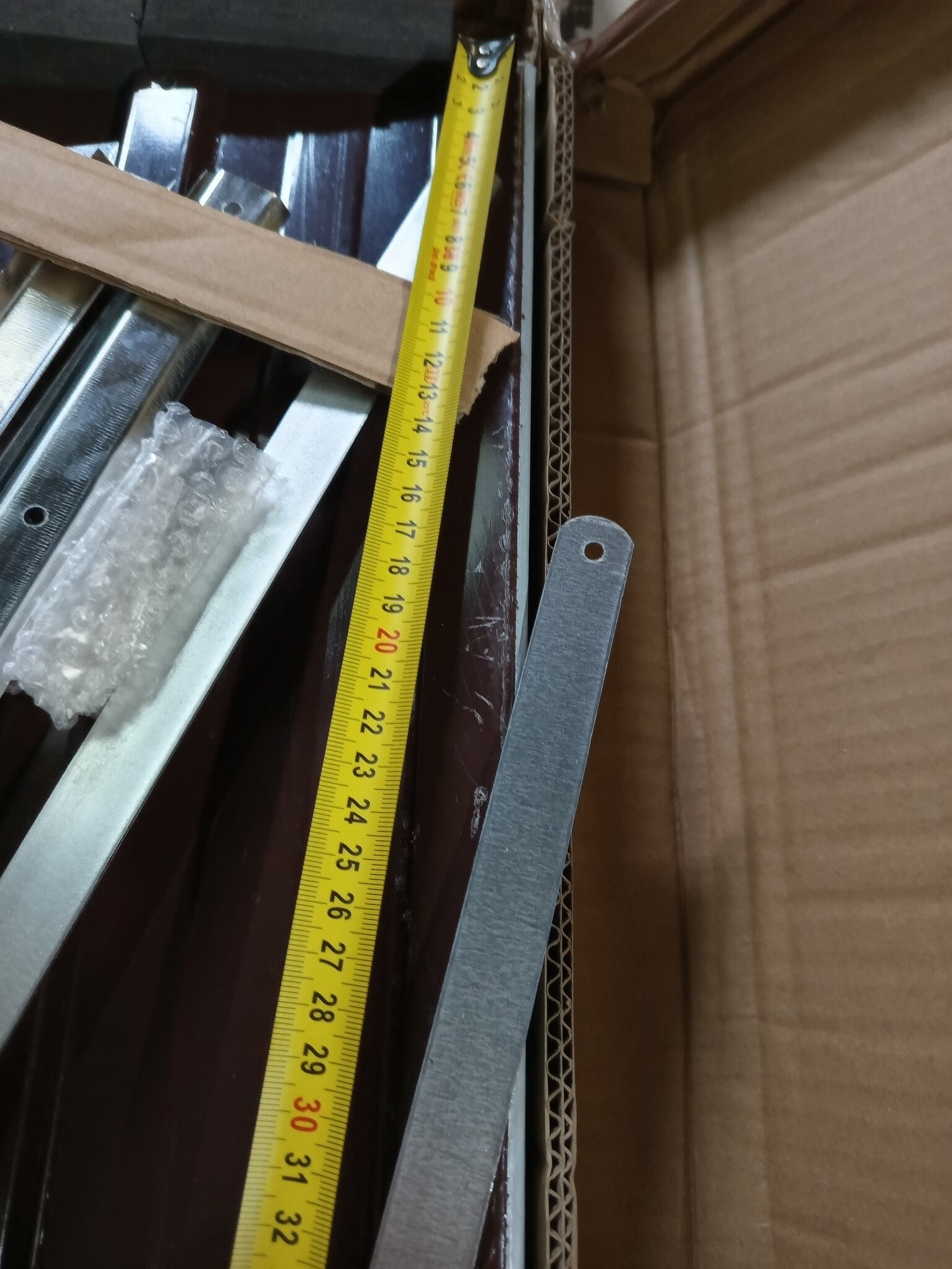 vidaXL Verhoogde Plantenbak 320x40x77 cm - Gegalvaniseerd Staal (Bruin) - 60% Korting!