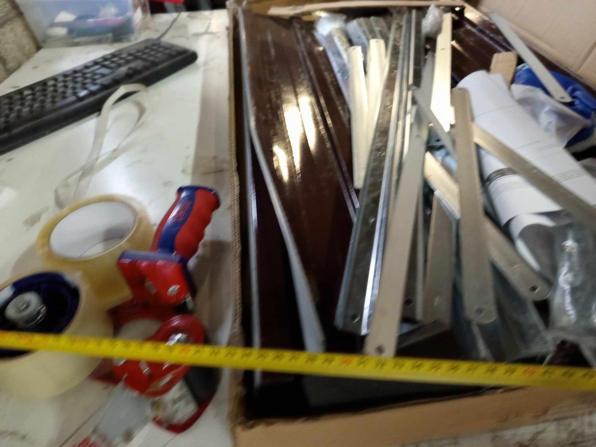 vidaXL Verhoogde Plantenbak 320x40x77 cm - Gegalvaniseerd Staal (Bruin) - 60% Korting!