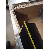 vidaXL Ladekast Zwart Bewerkt Hout (60x41x58 cm) - 60% Korting