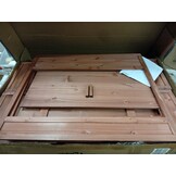 vidaXL Kippenhok Massief Vurenhout 150x96x110 cm - 60% Korting