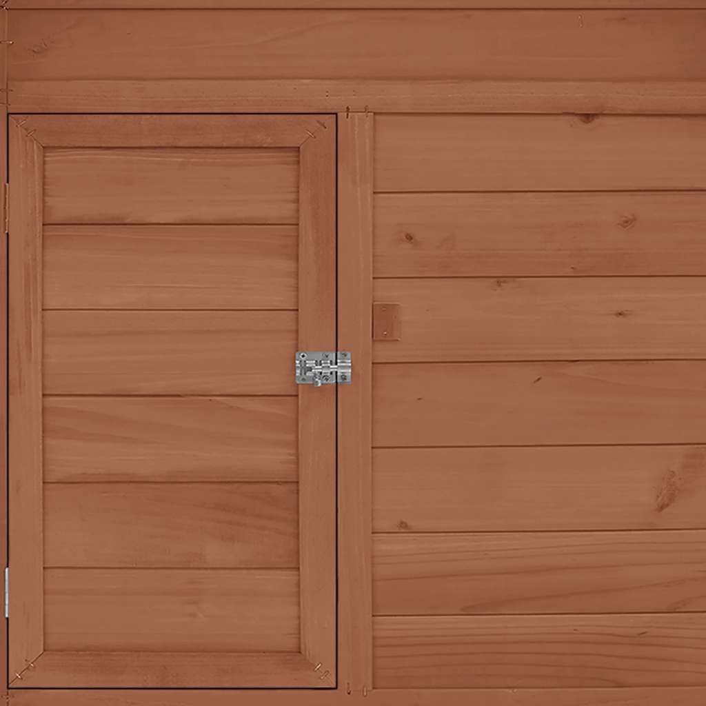 vidaXL Kippenhok Massief Vurenhout 150x96x110 cm - 60% Korting