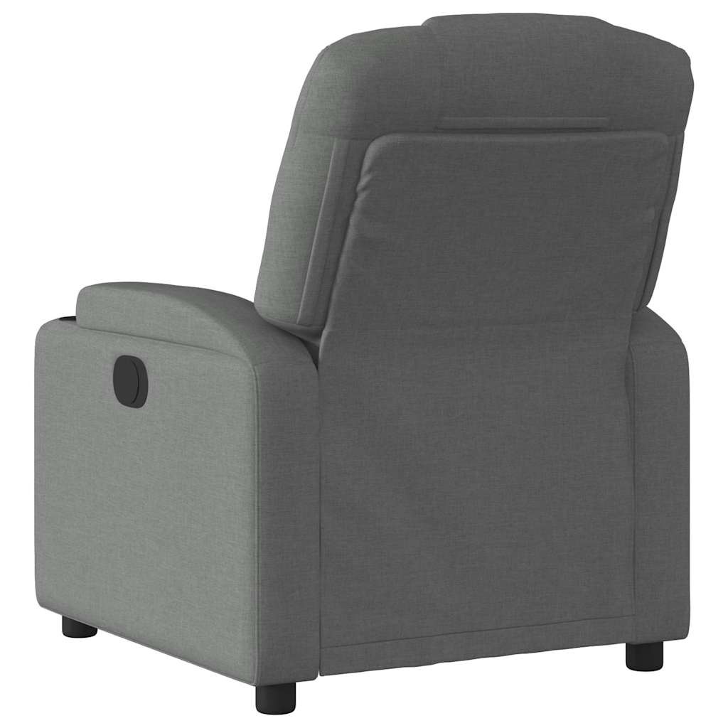 vidaXL Fauteuil Verstelbaar Stof Donkergrijs - 35% Korting!