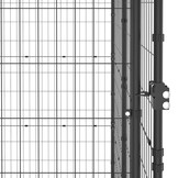vidaXL Hondenkennel Buiten - 110x220x180cm Staal | Nu 55% Korting!