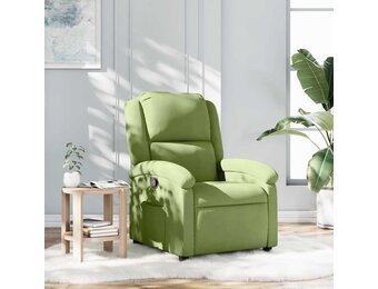 vidaXL Verstelbare Fauteuil Fluweel Lichtgroen - 35% Korting!