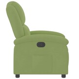 vidaXL Verstelbare Fauteuil Fluweel Lichtgroen - 35% Korting!