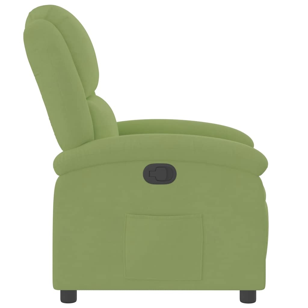 vidaXL Verstelbare Fauteuil Fluweel Lichtgroen - 35% Korting!