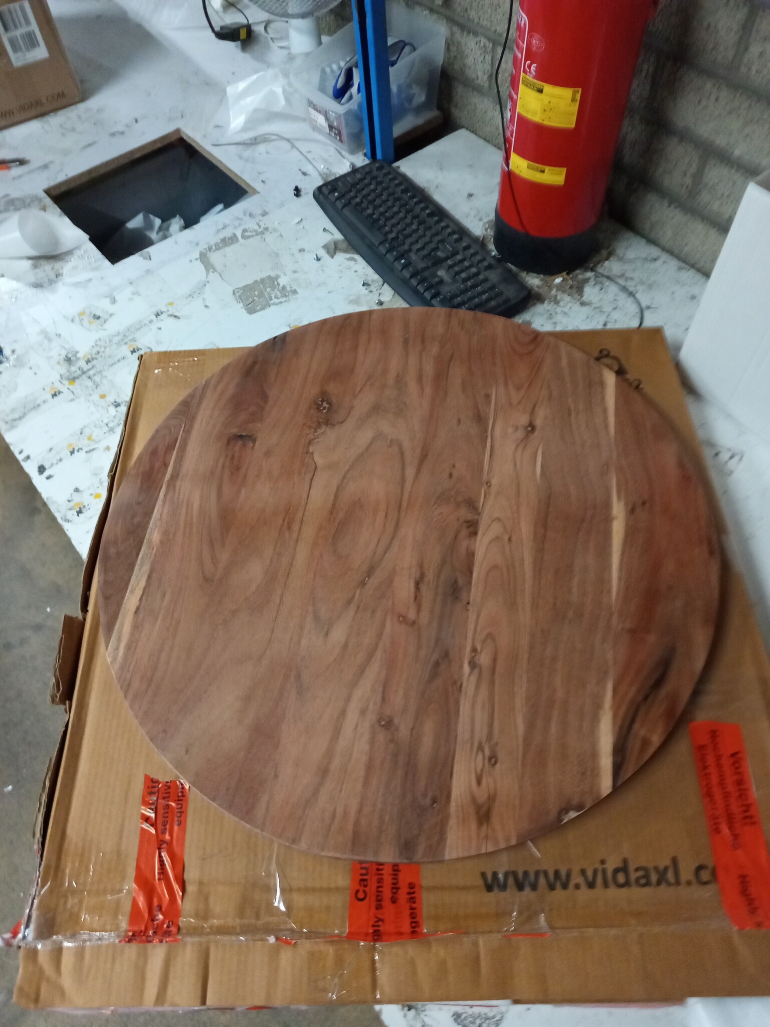 vidaXL Acaciahout Tafelblad Rond Ø 70cm | -60%