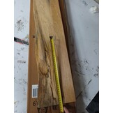 vidaXL Tafelblad Massief Mangohout - Natuurlijke Rand - 90x20cm (55% Korting)