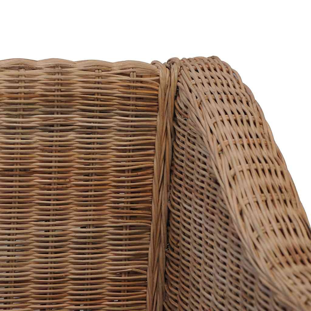 vidaXL Fauteuil Rattan Natuurlijk (35% Korting) - Ongebruikt!