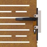 vidaXL Poort Cortenstaal 85x175 cm - 40% Korting