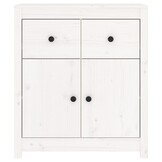 vidaXL Dressoir Grenenhout Wit - 60% Korting