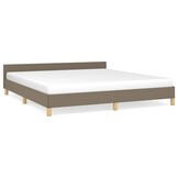 vidaXL Bedframe Taupe 160x200 cm - 40% Korting