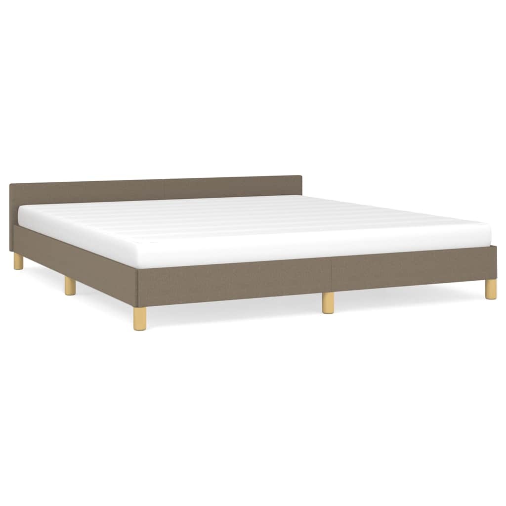 vidaXL Bedframe Taupe 160x200 cm - 40% Korting
