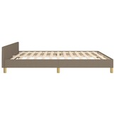 vidaXL Bedframe Taupe 160x200 cm - 40% Korting
