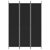 vidaXL Kamerscherm 3-panelen Zwart - 51% Korting!