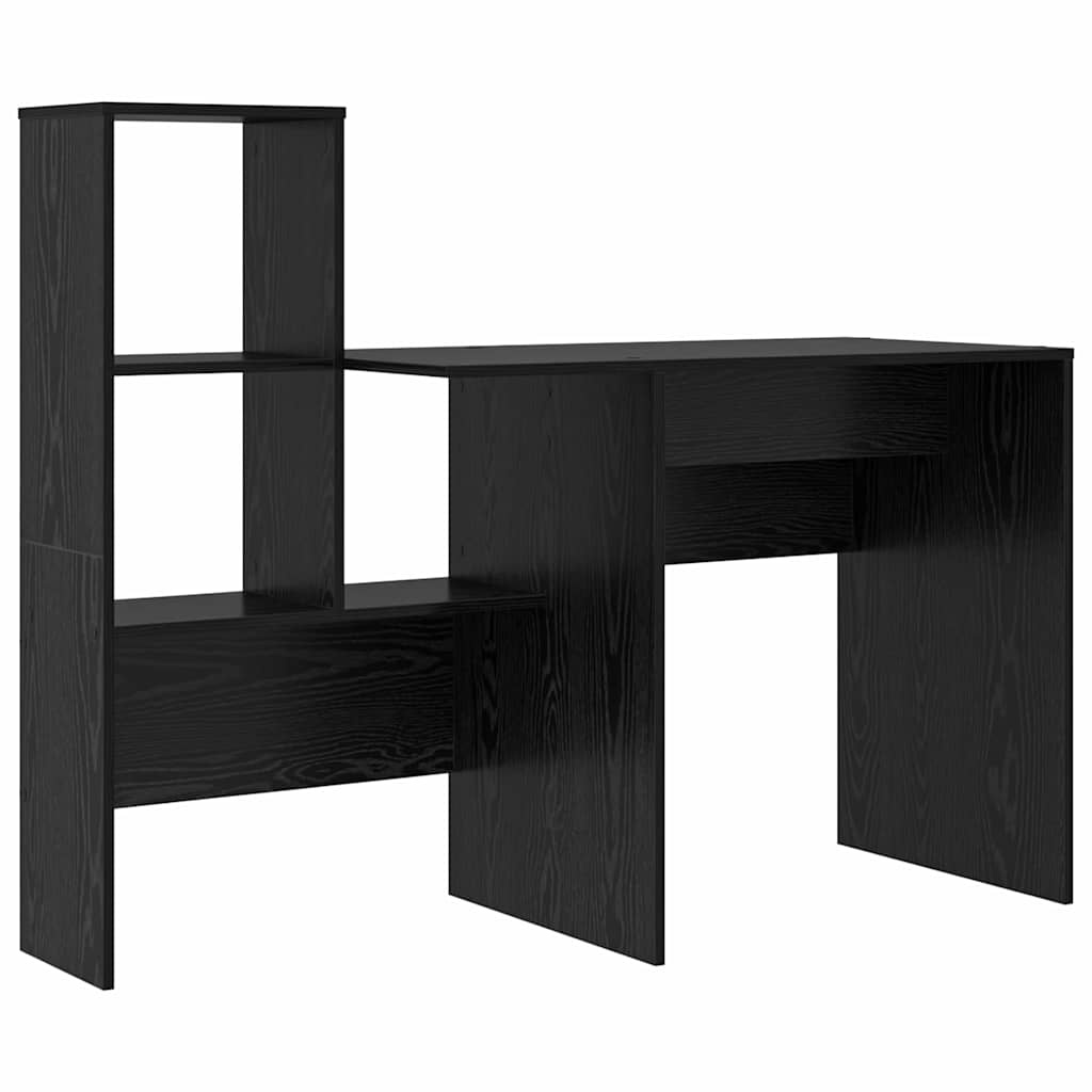 vidaXL Bureau met Plank Zwart Eiken - 40% Korting!