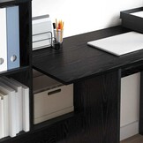 vidaXL Bureau met Plank Zwart Eiken - 40% Korting!