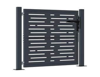 vidaXL Poort 105x80cm Staal Antraciet - Nu met 55% Korting!