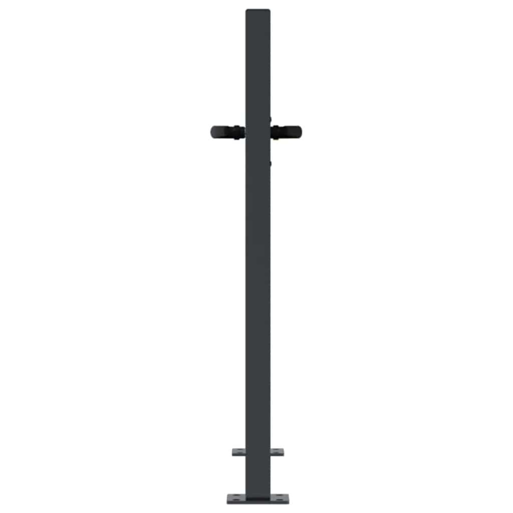 vidaXL Poort 105x80cm Staal Antraciet - Nu met 55% Korting!