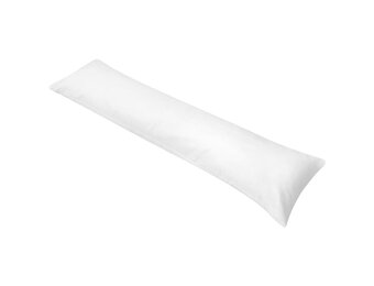 vidaXL Zijslaapkussen 40x145 cm Wit - 55% Korting!