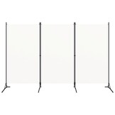 vidaXL Kamerscherm 3 panelen 260x180cm Stof Wit - 40% Korting!