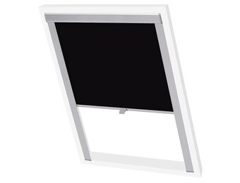 vidaXL Rolgordijn Verduisterend Zwart MK04 - 40% Korting