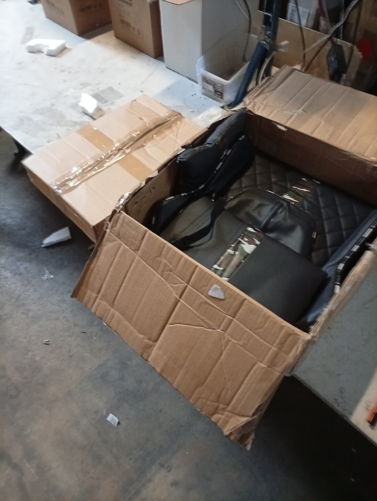 vidaXL Gamestoel Kunstleer Zwart/Camouflage - 55% Korting!