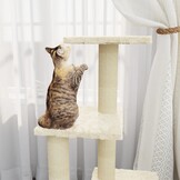 vidaXL Kattenmeubel 92 cm crèmekleurig - 40% korting!