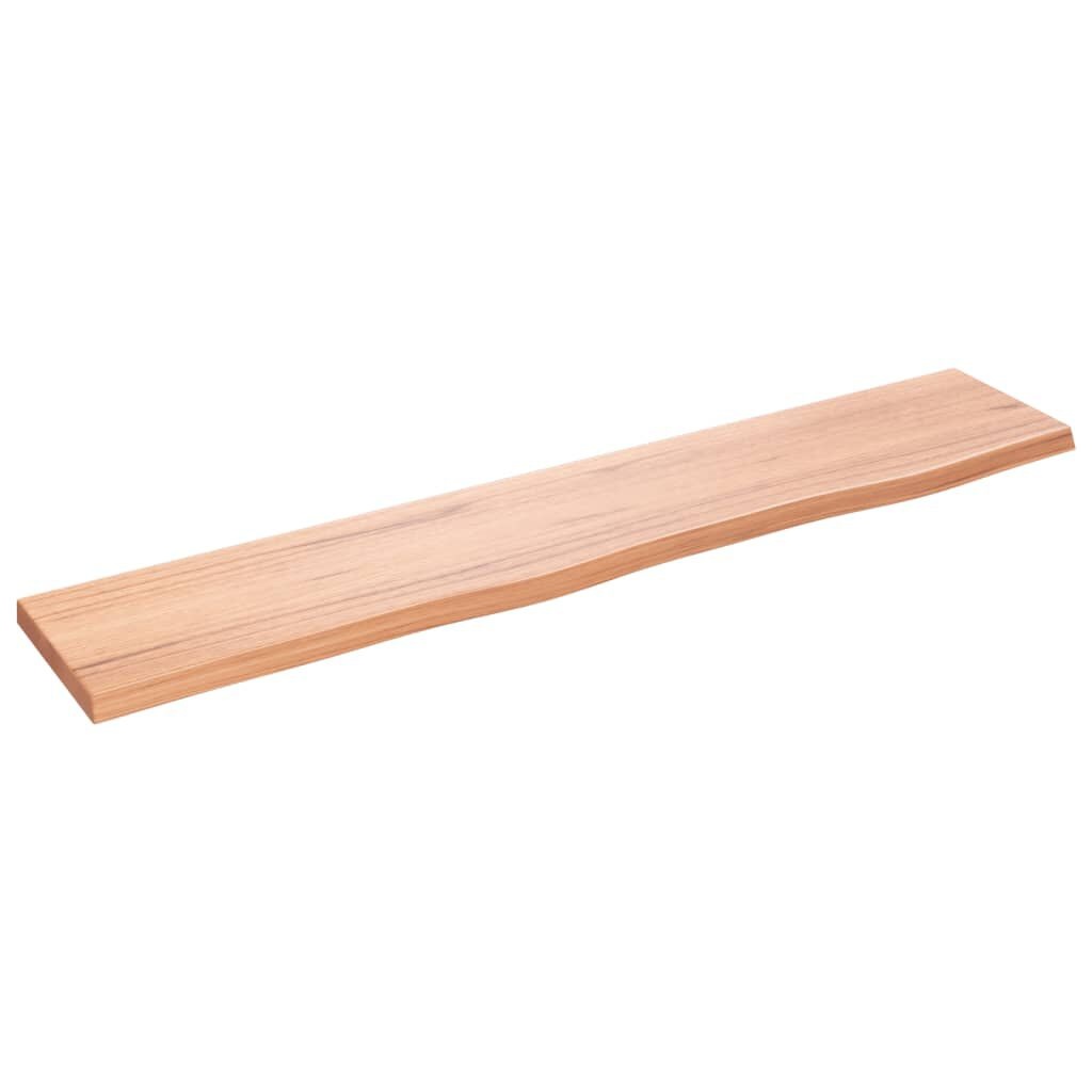 vidaXL Wandschap Massief Eikenhout (100x20x2cm) - 35% Korting!