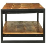 vidaXL Salontafel - Massief Acaciahout & Staal - Bruin - Nu 40% Korting!