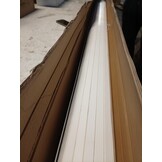 vidaXL Kamerscherm Bamboe Wit - 55% Korting!