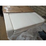 vidaXL Hondenmand met verlengstuk 100x50x30 cm kunstleer crèmekleurig - 55% Korting