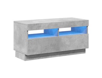 TV-meubel met LED 80cm betongrijs - 41% KORTING!