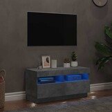 TV-meubel met LED 80cm betongrijs - 41% KORTING!