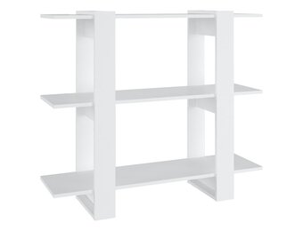 vidaXL Boekenkast/Kamerscherm 100x30x87 cm Wit - 55% Korting