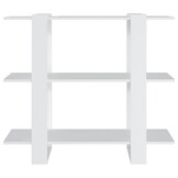 vidaXL Boekenkast/Kamerscherm 100x30x87 cm Wit - 55% Korting