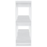 vidaXL Boekenkast/Kamerscherm 100x30x87 cm Wit - 55% Korting