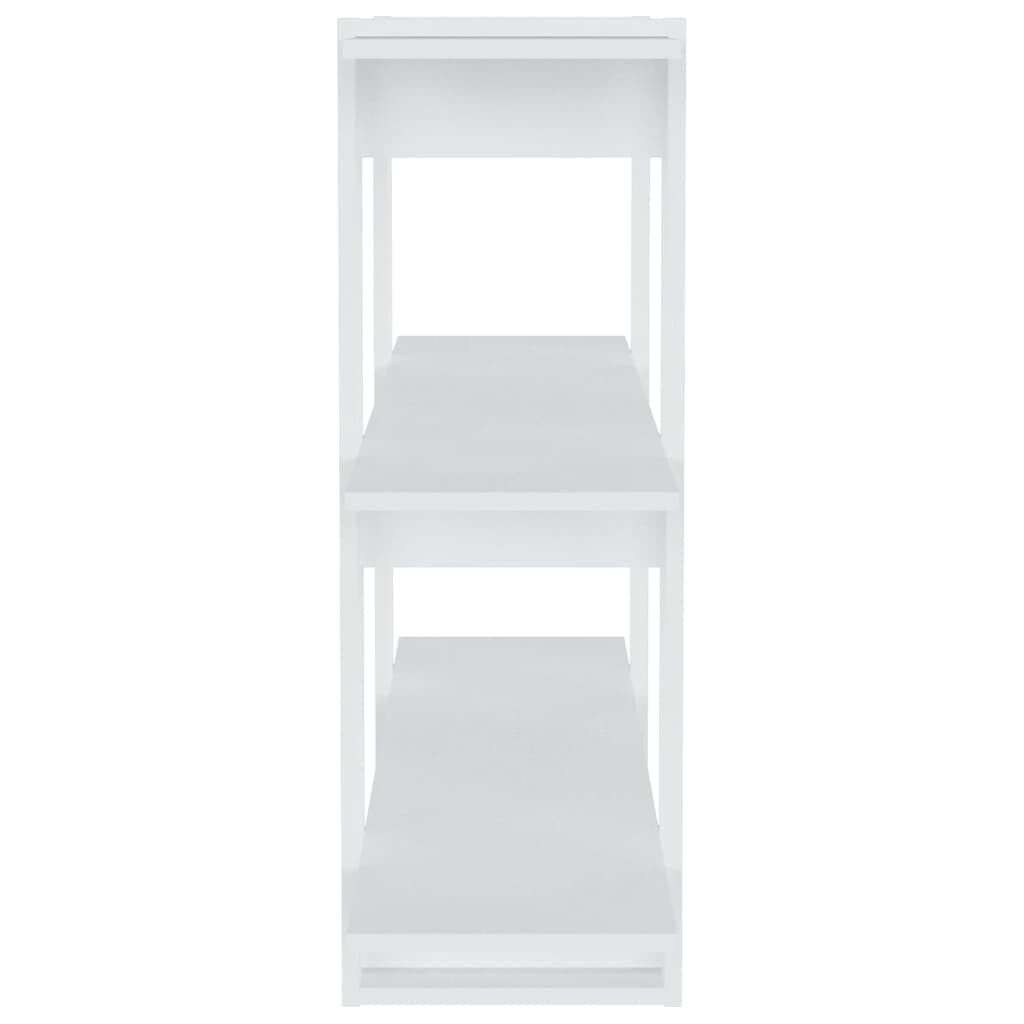 vidaXL Boekenkast/Kamerscherm 100x30x87 cm Wit - 55% Korting