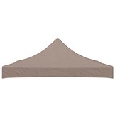 vidaXL Partytentdak Taupe 3x3m (40% Korting) - Ideale Vervanging