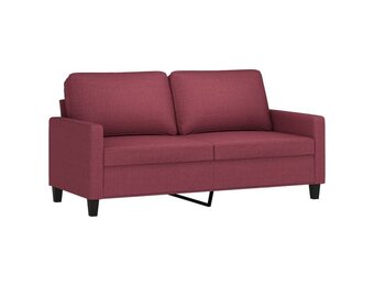 vidaXL Tweezitsbank Wijnrood | 40% Korting