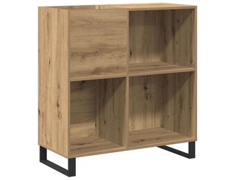 vidaXL Platenkast Artisanaal Eiken 85x38x89cm - 40% Korting