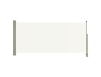 vidaXL Tuinscherm Uittrekbaar 140x300 cm Crème - 62% Korting!