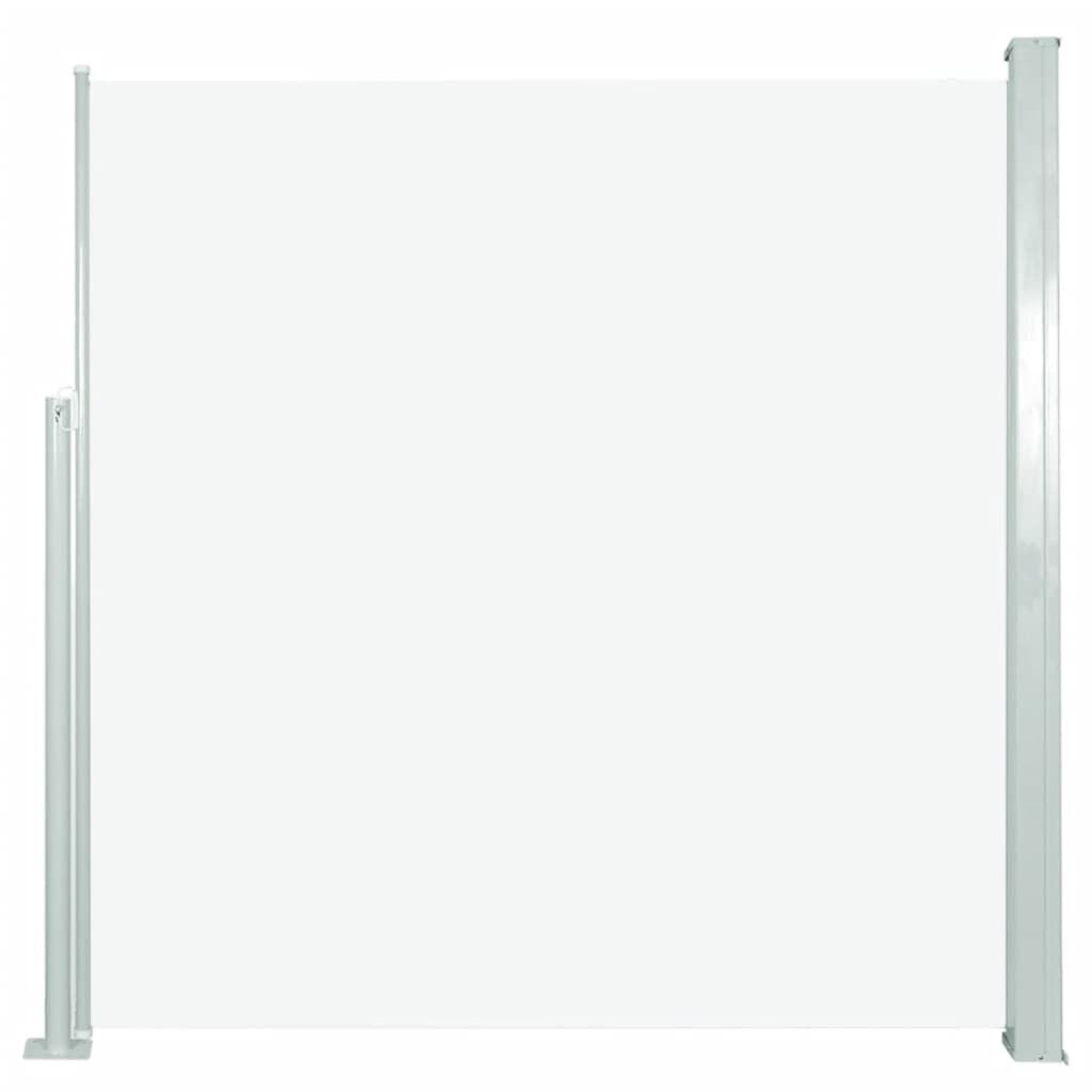 vidaXL Uittrekbaar Tuinscherm 140x300 cm Crème - 65% Korting!