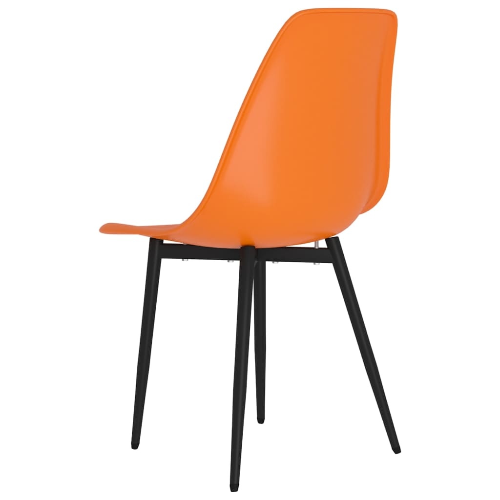 vidaXL Eetkamerstoelen 2 st PP Oranje - 59% Korting
