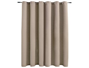 vidaXL Verduisterend Gordijn Beige (290x245cm) - 40% Korting!