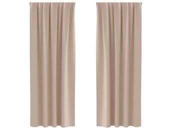 vidaXL Gordijnen Taupe - 2 stuks - 35% Korting