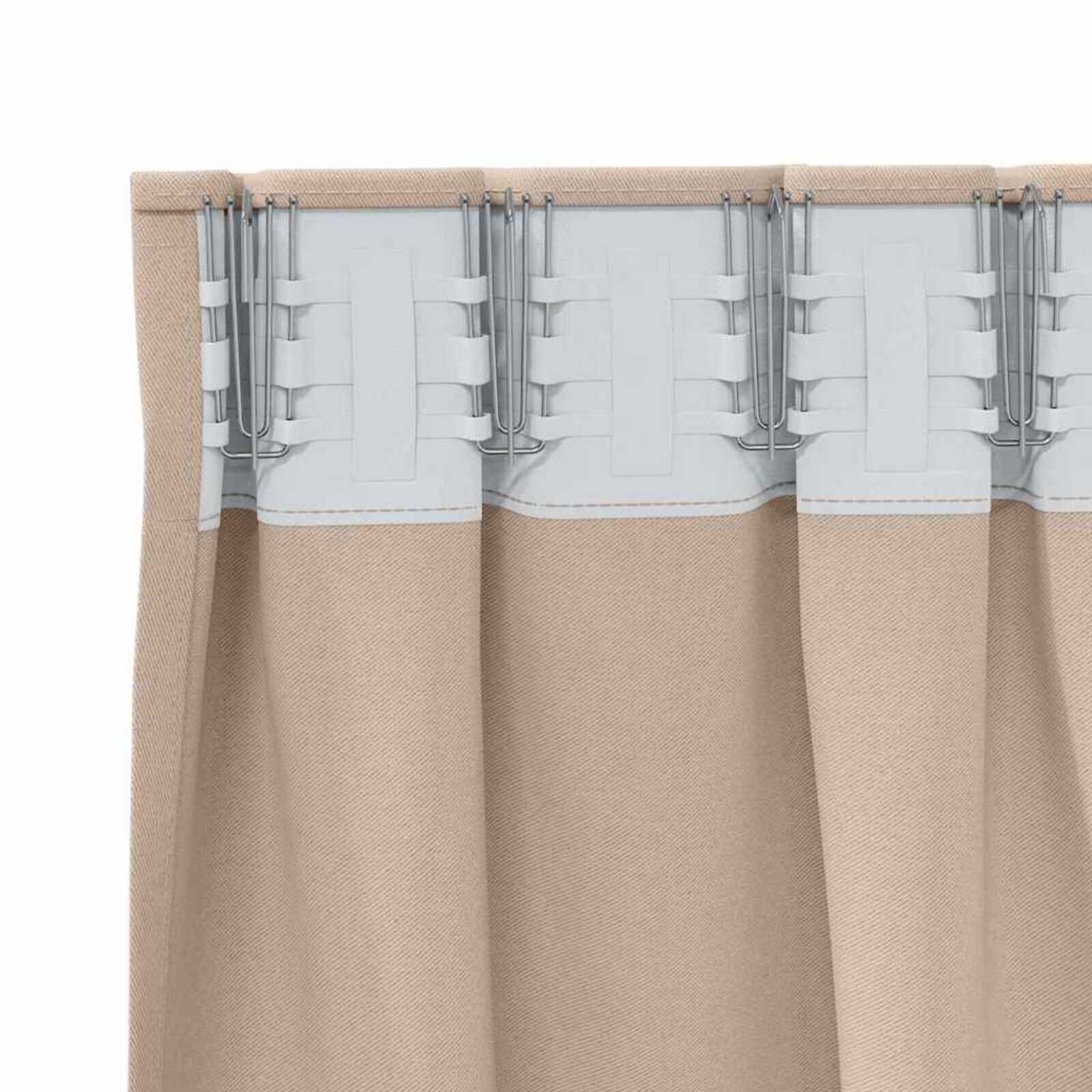 vidaXL Gordijnen Taupe - 2 stuks - 35% Korting